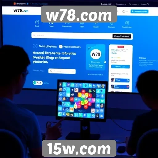Experiência do usuário no site w78.com